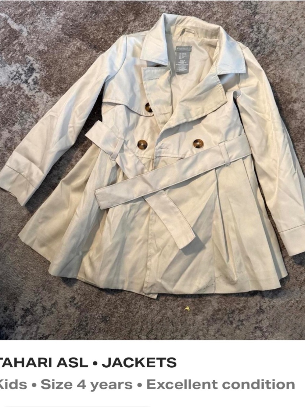 Zara trench coat